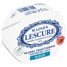 Lescure - Beurre sec de feuilletage AOC Poitou-Charente 1 kg