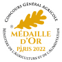 Médaille d'or au Concours Général Agricole 2022